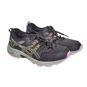Asics Womens Gel Venture 8 Sneaker Sz 8.5 1012A708 Black Athletic Running Shoes